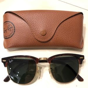 Ray-Ban clubmaster tortoise shell sunglasses